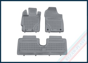 Dywaniki samochodowe TPE (gumowe) szare pasują do: Toyota YARIS III 2011 - 2020