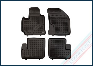 Dywaniki samochodowe TPE (gumowe) czarne pasują do: Toyota RAV4 II 2003 - 2005