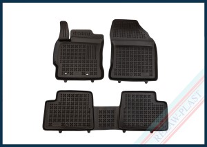 Dywaniki samochodowe TPE (gumowe) czarne pasują do: Toyota AURIS II 2012 - 2018