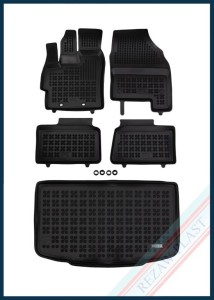 Zestaw: dywaniki samochodowe i mata bagażnika TPE pasuje do: Toyota AYGO X 2025 -