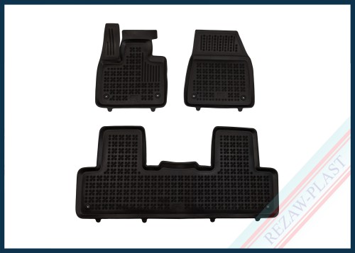 Dywaniki samochodowe TPE (gumowe) czarne pasują do: Volvo EX90 II 2025 -