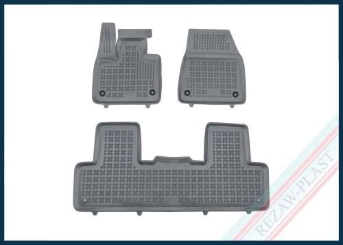 Dywaniki samochodowe TPE (gumowe) szare pasują do: Volvo EX90 II 2025 -