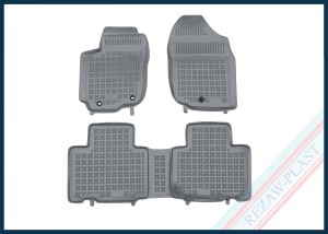 Dywaniki samochodowe TPE (gumowe) szare pasują do: Toyota RAV4 IV 2013 - 2018
