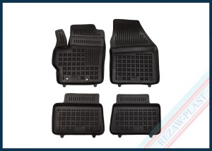 Dywaniki samochodowe TPE (gumowe) czarne pasują do: Mazda 2 IV Hybrid 2022 -, Toyota YARIS IV 2020 -