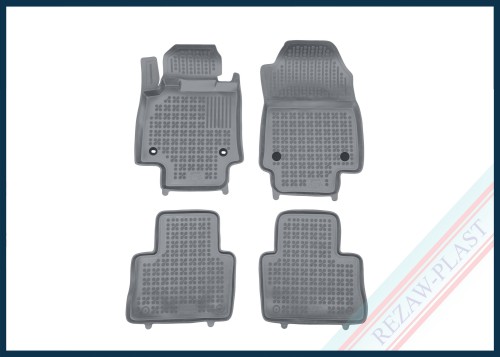 Dywaniki samochodowe TPE (gumowe) szare pasują do: Toyota RAV4 V 2018 - 2026