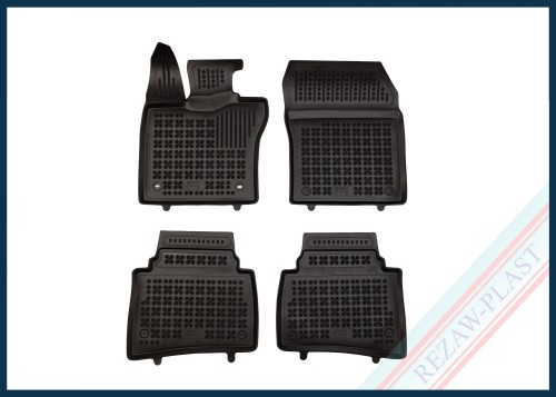 Dywaniki samochodowe TPE (gumowe) czarne pasują do: Toyota PRIUS V (XW60) 2023 -