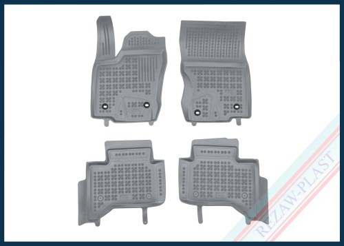 Dywaniki samochodowe TPE (gumowe) szare pasują do: Toyota LAND CRUISER J250 2024 -