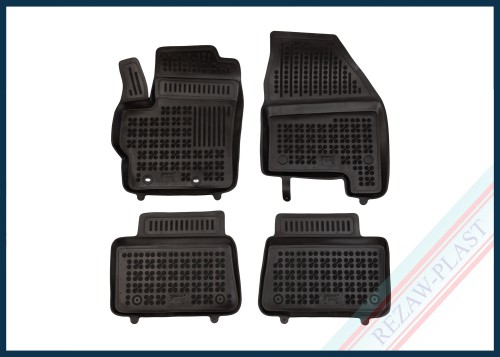 Dywaniki samochodowe TPE (gumowe) czarne pasują do: Toyota YARIS IV 2024 -