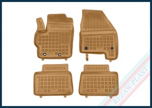 Dywaniki samochodowe TPE (gumowe) beżowe pasują do: Toyota YARIS IV 2024 -