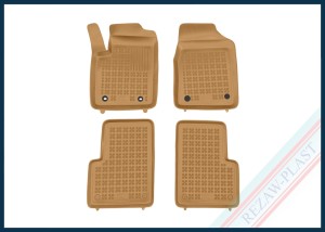 Dywaniki samochodowe TPE (gumowe) beżowe pasują do: Ford KA II 2008 - 2016