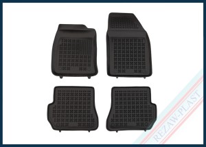 Dywaniki samochodowe TPE (gumowe) czarne pasują do: Ford FIESTA V MK6 2001 - 2005
