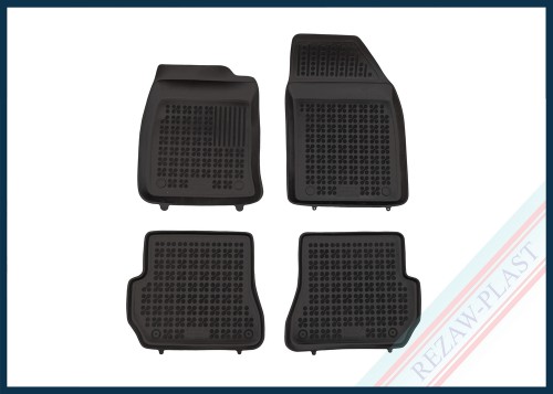 Floor mats black fit to: Ford FIESTA V MK6 2001 - 2005