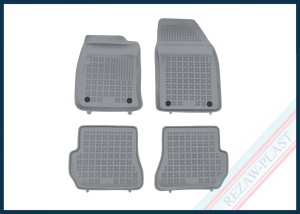 Dywaniki samochodowe TPE (gumowe) szare pasują do: Ford FIESTA V MK6 2001 - 2005