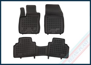 Dywaniki samochodowe TPE (gumowe) czarne pasują do: Ford TOURNEO COURIER I 2014 - 2023