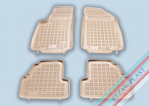Floor mats beige fit to: Buick ENCORE I 2015 - 2022, Chevrolet TRAX 2013 - 2020, Opel MOKKA I 2012 - 2017, MOKKA X I 2017 - 2020
