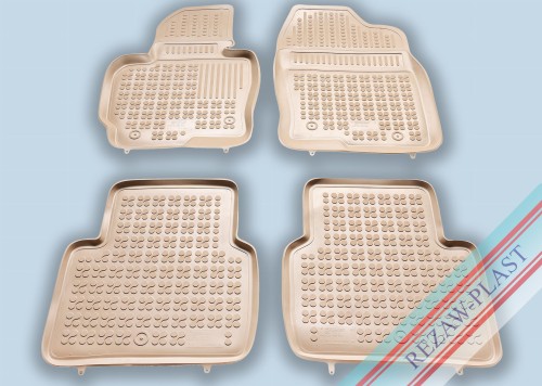 Dywaniki podłogowe beżowe pasują do: Mazda CX-5 I 2012 - 2017