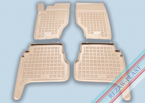 Dywaniki podłogowe beżowe pasują do: Kia SORENTO I 2003 - 2009