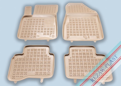 Floor mats beige fit to: Kia NIRO I 2016 - 2022