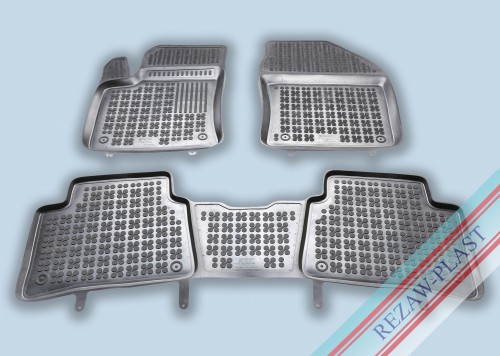 Floor mats black fit to: Toyota PRIUS IV (XW50) 2015 - 2023, PRIUS PRIME IV (XW50) 2017 - 2023