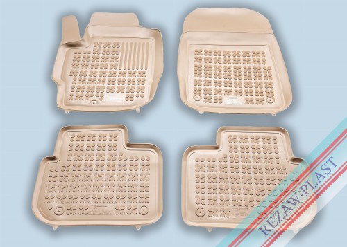 Dywaniki podłogowe beżowe pasują do: Mitsubishi COLT VI 2009 - 2012