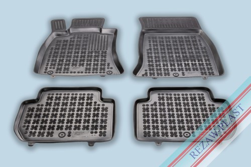 Dywaniki podłogowe czarne pasują do: Kia STINGER 2017 - 2022