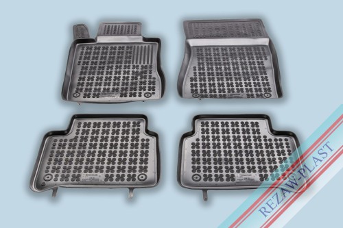 Floor mats black fit to: Mercedes W211, S211 E - KLASA 2002 - 2009