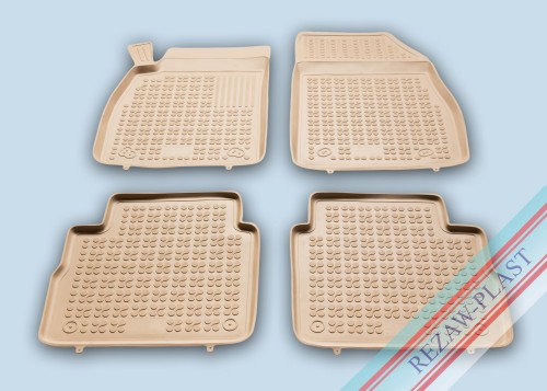 Dywaniki podłogowe beżowe pasują do: Saab 9 - 5 II 2010 - 2012