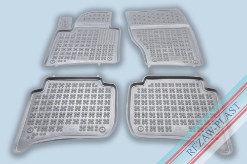 Floor mats grey fits to: Porsche CAYENNE II 2010 - 2017, Volkswagen TOUAREG II 2010 - 2018