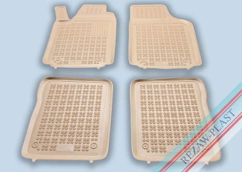 Dywaniki podłogowe beżowe pasują do: Audi A2 1999 - 2005