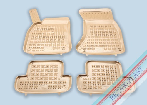 Dywaniki podłogowe beżowe pasują do: Audi A5 I 2007 - 2016