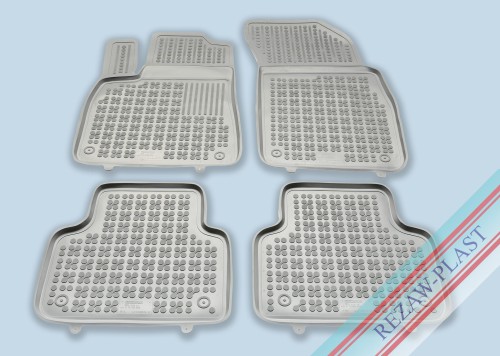 Floor mats grey fit to: Audi Q7 II 2015 - , Q8 2018 -