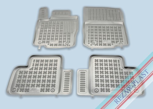 Floor mats grey fit to: Mercedes GLE I W166 2015 - 2019 , GLE I C292 2015 - 2019 , W166 M - KLASA 2011 - 2015