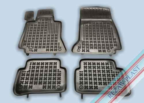 Floor mats black fit to: Mercedes W213, S213 E - KLASA 2016 - 2023, CLS III C257 2018 -