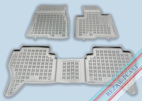 Floor mats grey fit to: Mitsubishi MONTERO III 1999 - 2006, PAJERO III 2002 - 2006