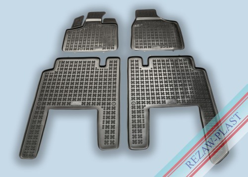 Floor mats black fit to: Chrysler VOYAGER V 2005 - 2011