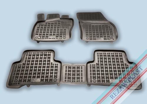 Floor mats black fit to: Volkswagen TOURAN III 2015 -