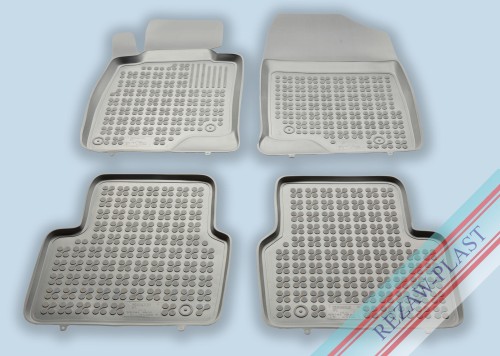 Floor mats grey fit to: Mazda 3 III 2013 - 2018 