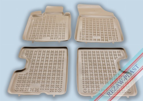 Dywaniki podłogowe beżowe pasują do: Renault DACIA LOGAN I 2004 - 2012