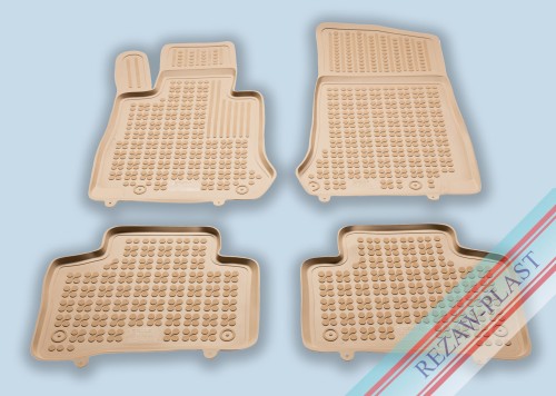 Floor mats beige fit to: Mercedes GLC I X253 2015 - 2019 , GLC I C253 2016 - 2022