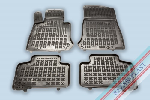 Floor mats black fit to: Mercedes GLC I X253 2015 - 2019 , GLC I C253 2016 - 2022