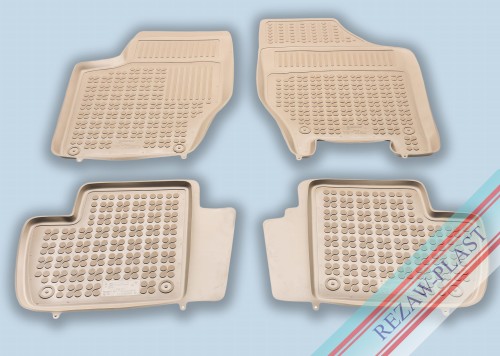 Floor mats beige fit to: Peugeot 308 I 2007 - 2013
