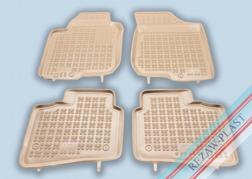 Floor mats beige fits to: Hyundai i30 I 2007 - 2012