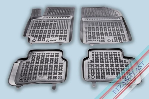 Dywaniki podłogowe czarne pasują do: Kia RIO IV 2017 -