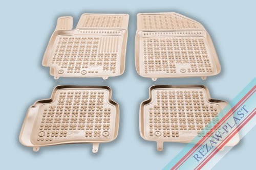 Dywaniki podłogowe beżowe pasują do: Kia RIO IV 2017 -