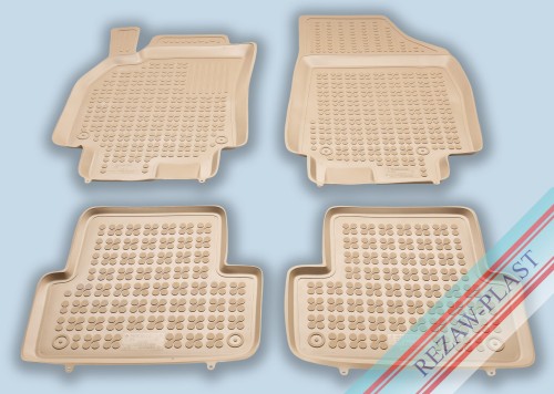 Dywaniki podłogowe beżowe pasują do: Renault FLUENCE 2009 - 2012
