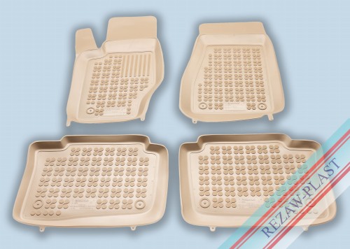 Floor mats beige fit to: Jeep GRAND CHEROKEE WK 2005 - 2010