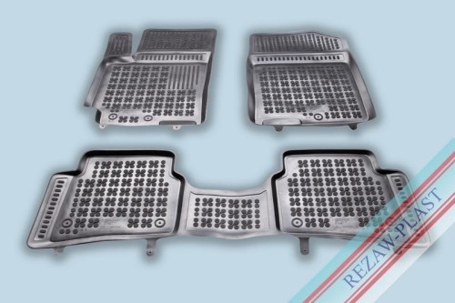 Dywaniki podłogowe czarne pasują do: Kia STONIC 2017 -