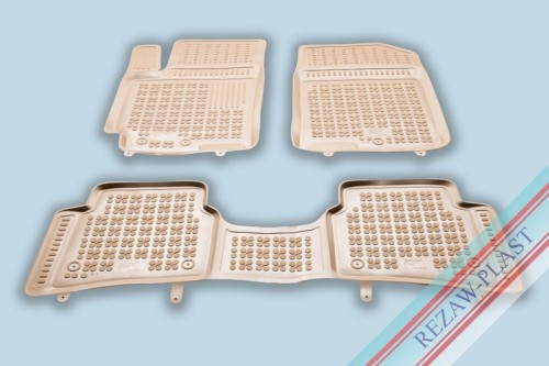 Dywaniki podłogowe beżowe pasują do: Kia STONIC 2017 -