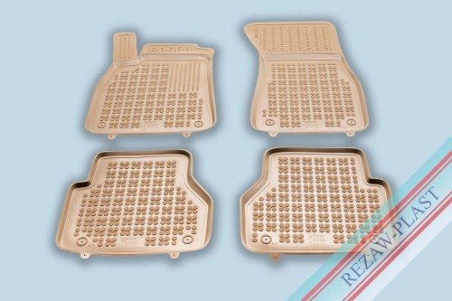 Floor mats beige fit to: Audi A6 V C8 2018 -
