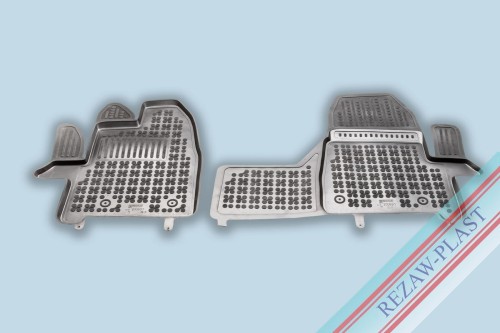 Floor mats black fit to: Ford TOURNEO CUSTOM 2018 -